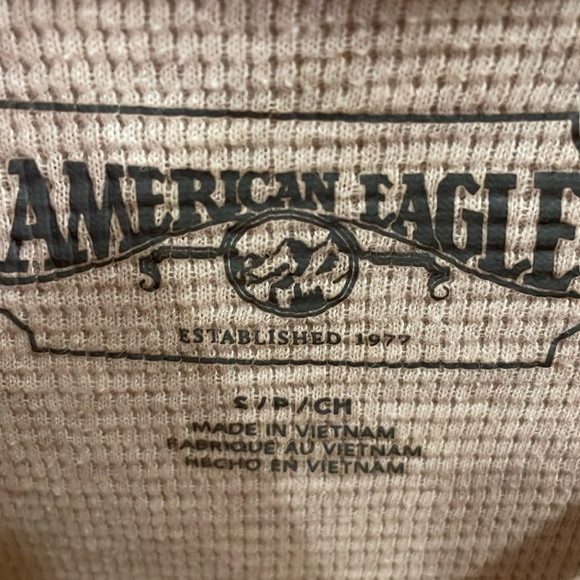 AE Super Soft Graphic Thermal Hoodie Tee Size Small - Picture 4 of 5